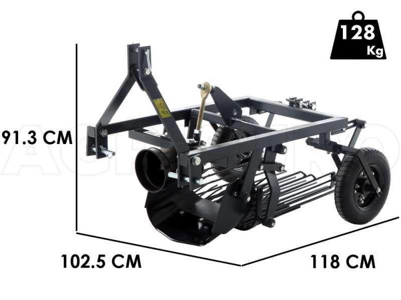 Arracheuse de pommes de terre Blackstone B-PH 500 – Tamis oscillants – Largeur de travail 44 cm