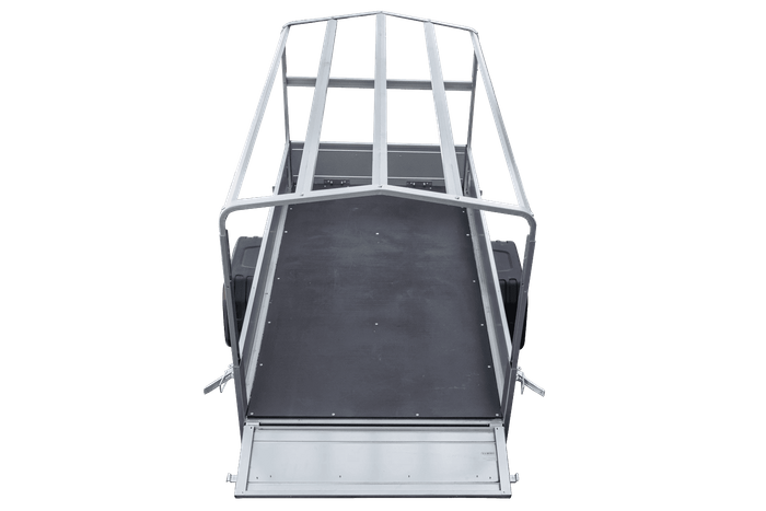 Remorque automobile Garden Trailer 200 KIPP 200 x 106 cm avec bâche haute, arceau et roue jockey PTAC 500 kg – Image 4