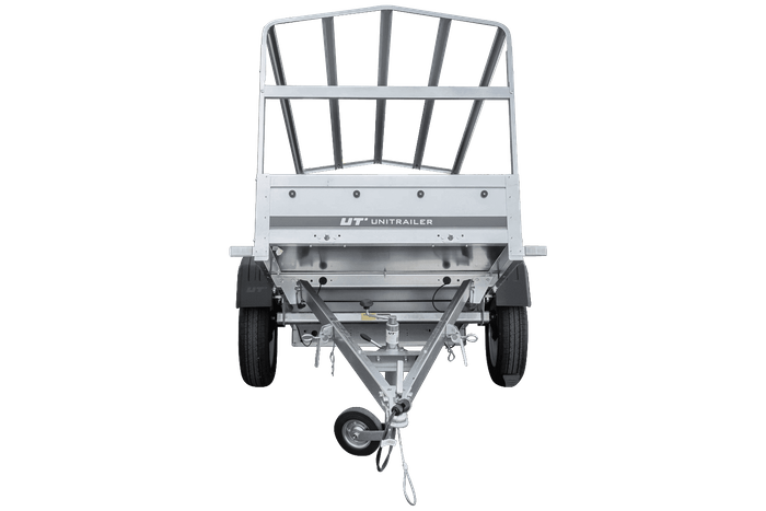 Remorque automobile Garden Trailer 200 KIPP 200 x 106 cm avec bâche haute, arceau et roue jockey PTAC 500 kg – Image 6