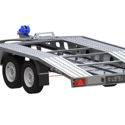 LOHR SWITZERLAND TAILWAY DOUBLE 450×200 UNITRAILER TEMPO 4520 DMC 3000 KG