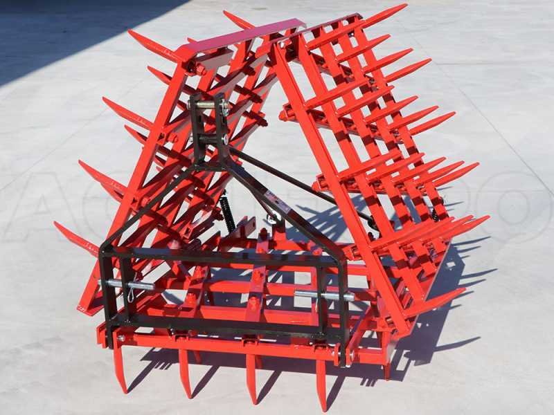 Herse à dents fixes série lourde EPP60 – Portée / Tractée – 60 Dents Repliables – 300 cm