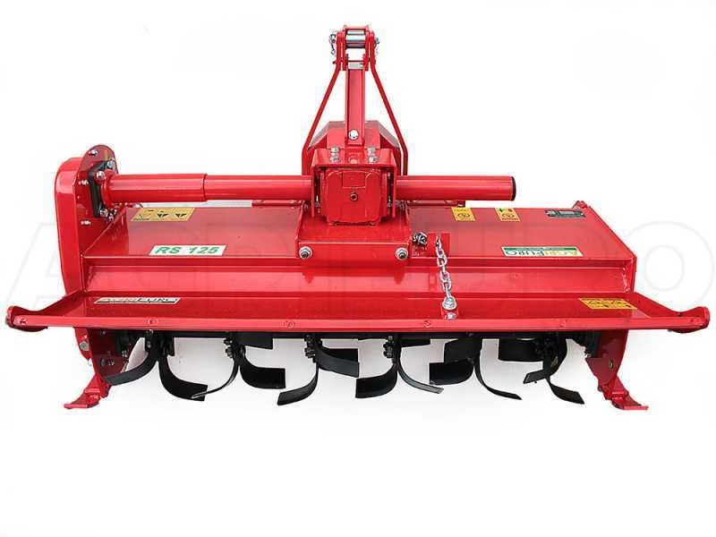 Fraise rotative pour tracteur série moyenne-légère AgriEuro modèle RS 125 avec kit déplacement manuel – Image 2
