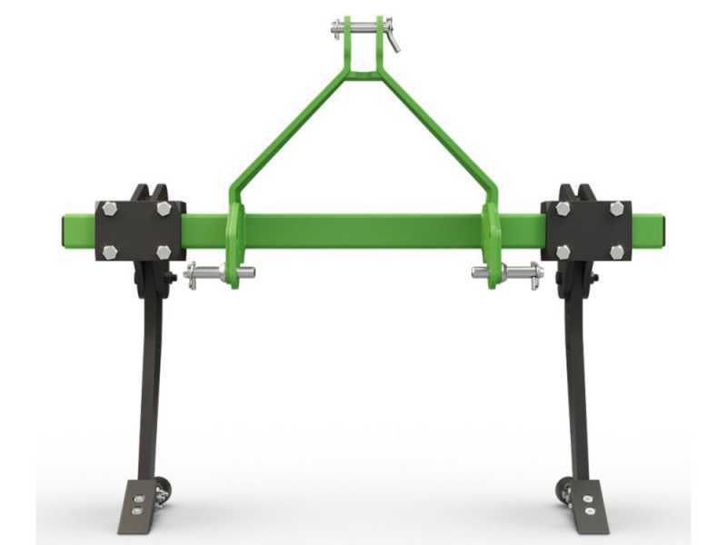 Seven Italy Simply – Draineuse agricole à tracteur à 2 éléments – Châssis de 120 cm – Image 3