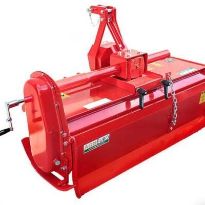 Fraise rotative pour tracteur série moyenne-légère AgriEuro modèle RS 145 avec kit déplacement manuel