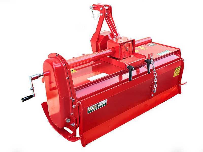 Fraise rotative pour tracteur série moyenne-légère AgriEuro modèle RS 145 avec kit déplacement manuel