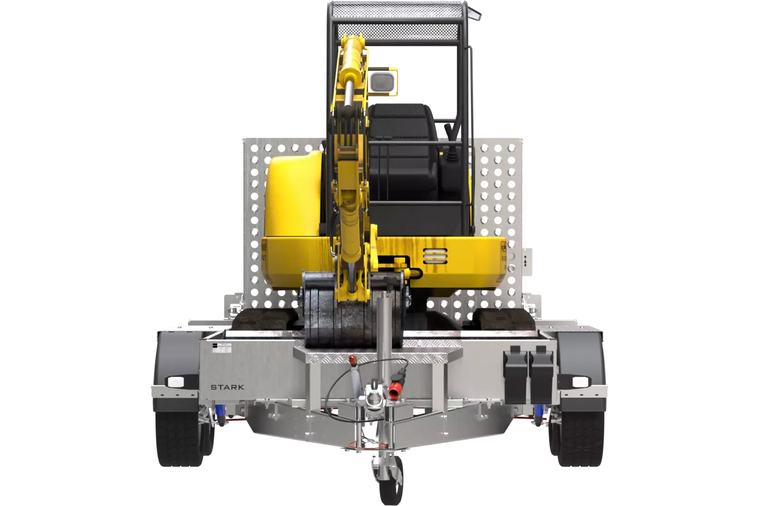 Remorque lourde double essieux 3500 KG STARK 3 300 – Image 7