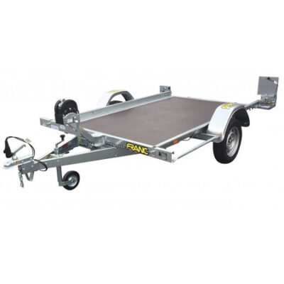 Remorque plate basculante 400×200 UNIPLAT 4020S P 2700 kg