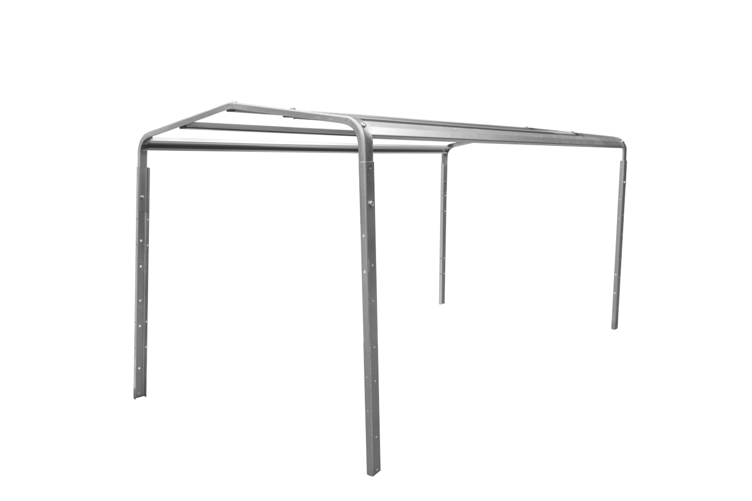 remorque unitrailer 264/2 kipp avec roue jockey, tige de support de bâche et bâche plate grise – Image 11