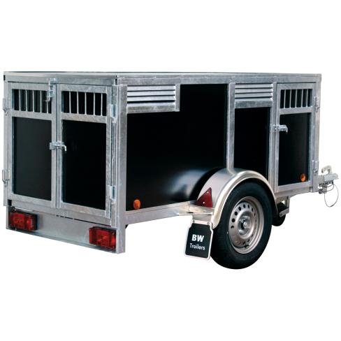 Remorque 4 chiens-marron – Image 2