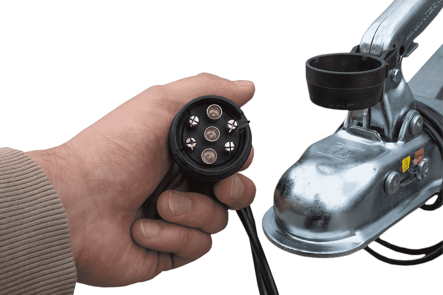 unitrailer 264/2 kipp avec roue jockey, tiges de support et bâche plate bleue – Image 8